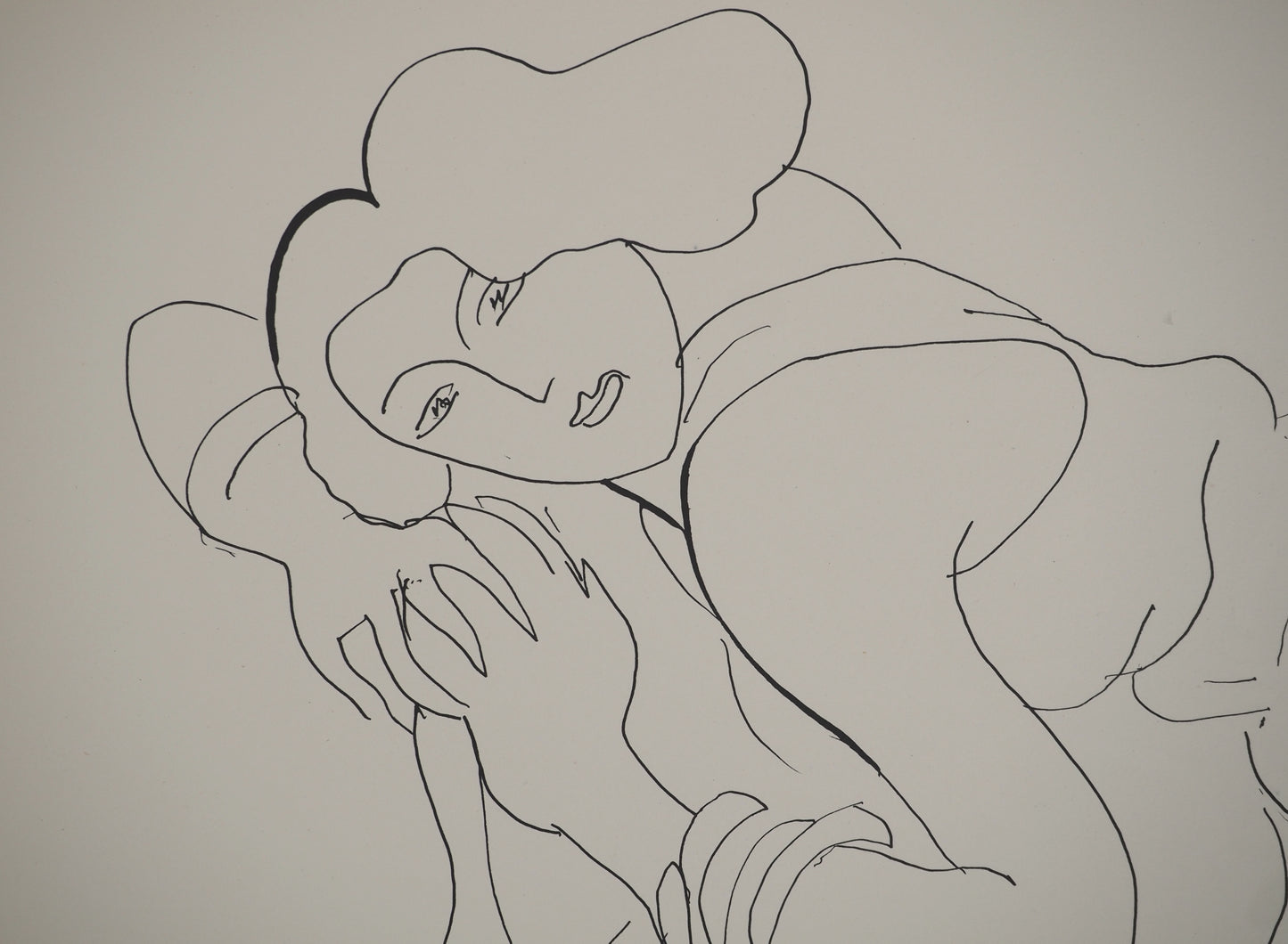 Henri MATISSE : Femme au regard charmeur - Lithographie signée