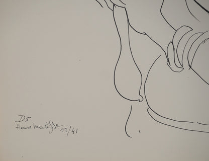 Henri MATISSE : Femme au regard charmeur - Lithographie signée