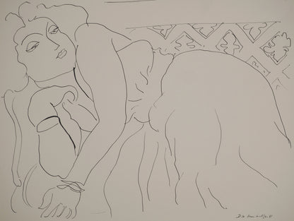 Henri MATISSE : Femme alanguie - Lithographie signée