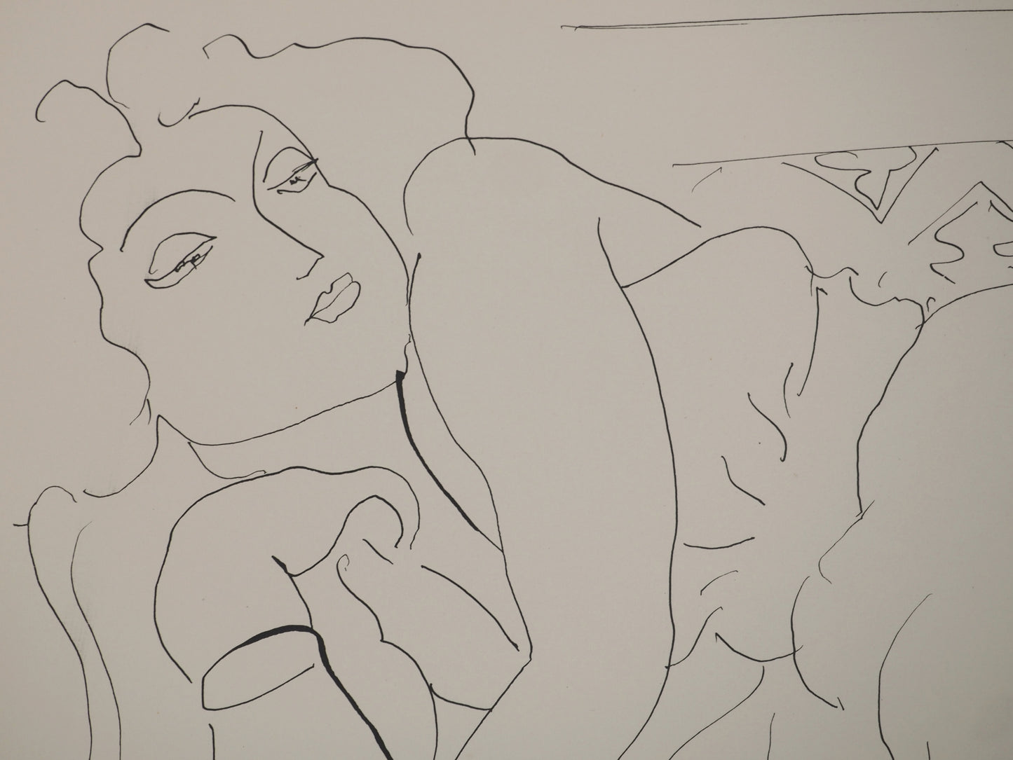 Henri MATISSE : Femme alanguie - Lithographie signée