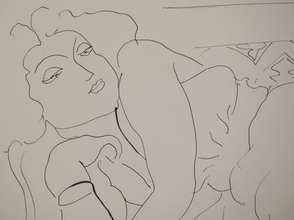 Henri MATISSE : Femme alanguie - Lithographie signée