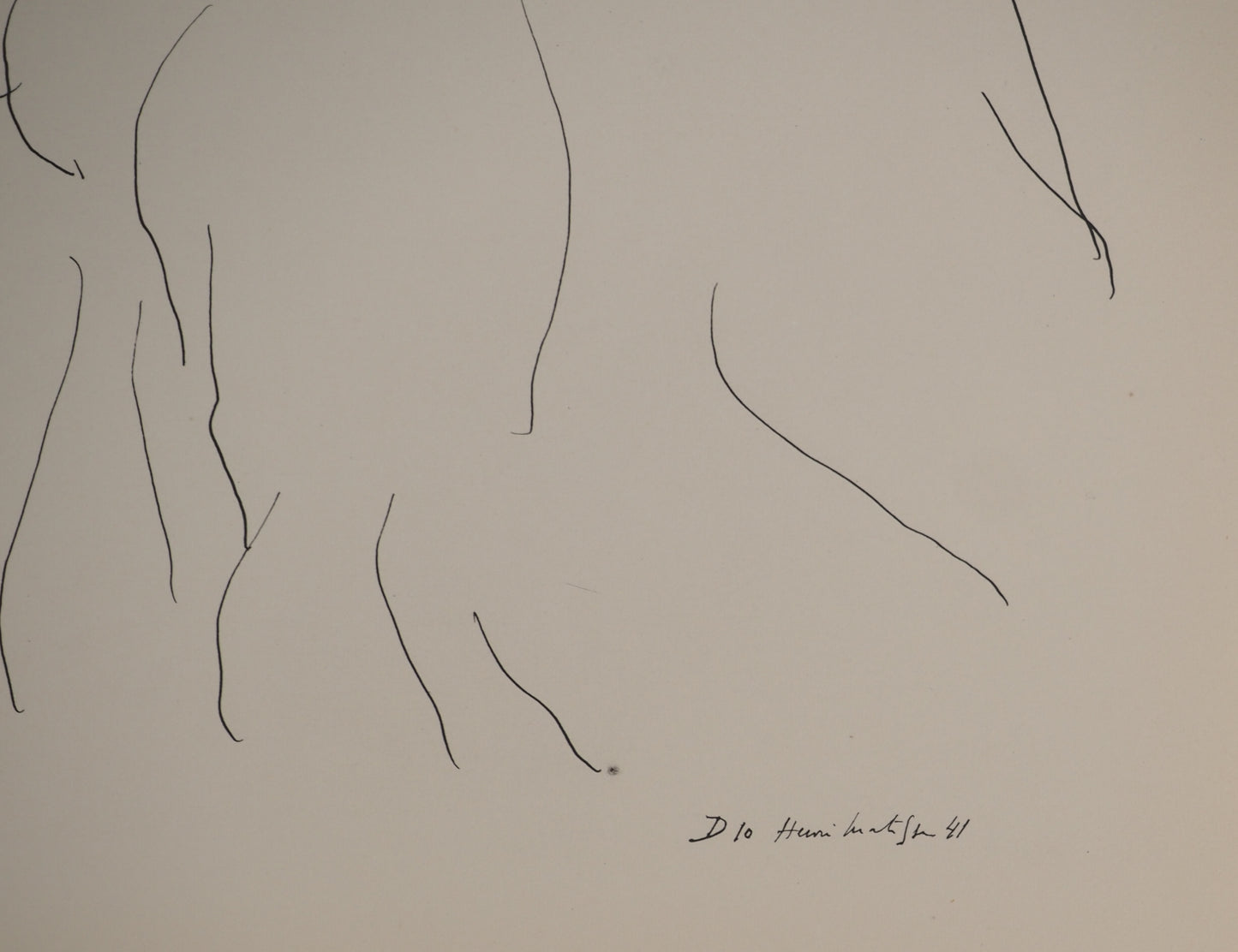 Henri MATISSE : Femme alanguie - Lithographie signée
