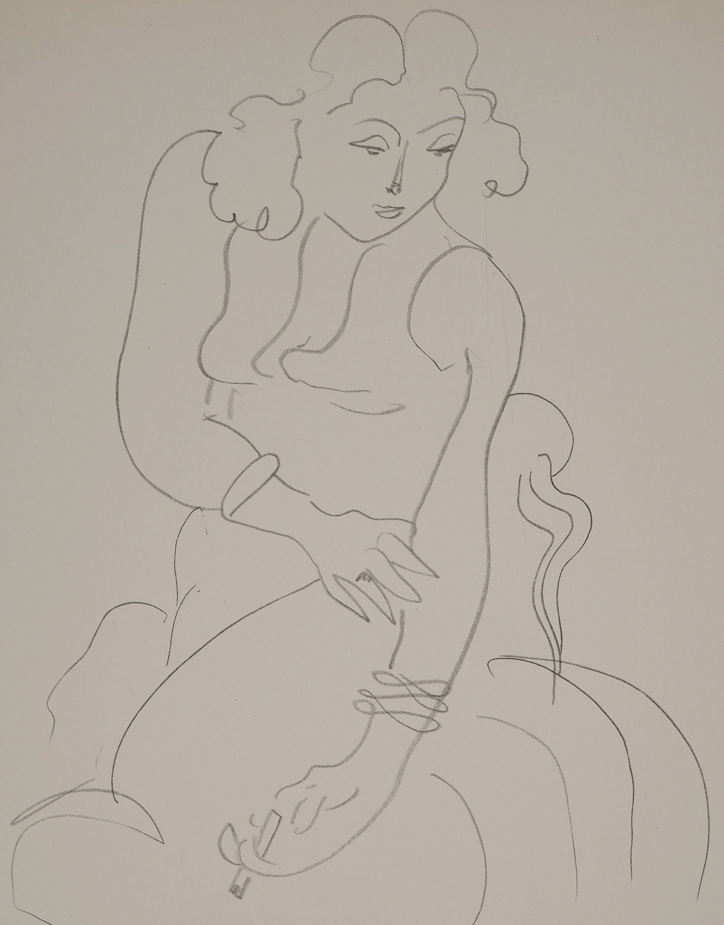 Henri MATISSE : Femme à la cigarette - Lithographie signée