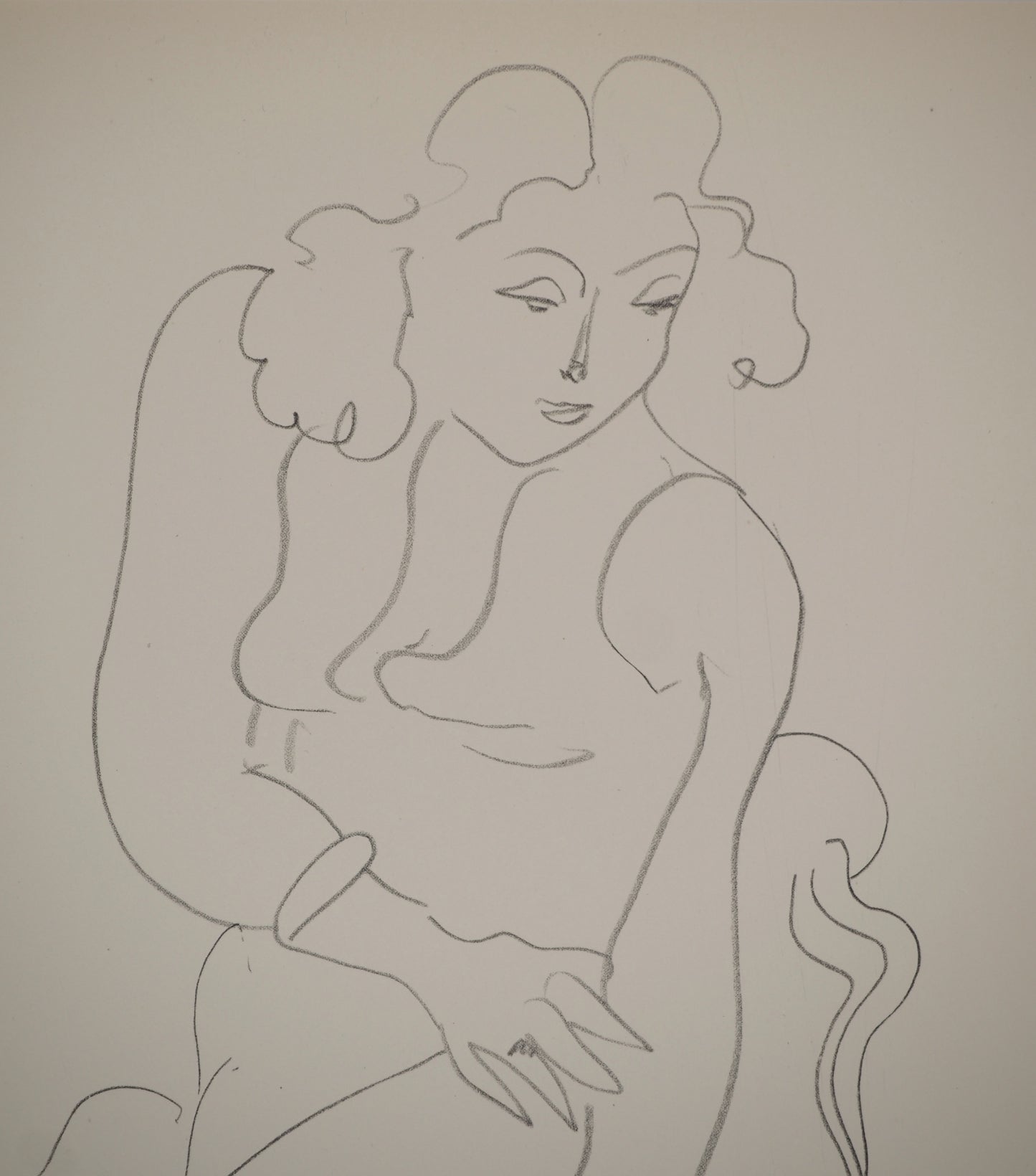 Henri MATISSE : Femme à la cigarette - Lithographie signée
