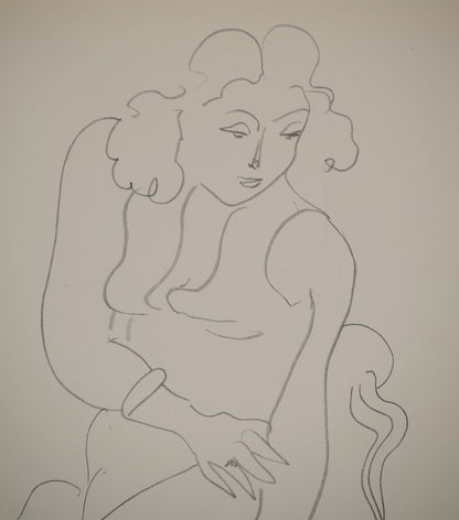Henri MATISSE : Femme à la cigarette - Lithographie signée