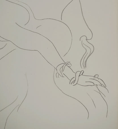Henri MATISSE : Femme à la pose alanguie - Lithographie signée
