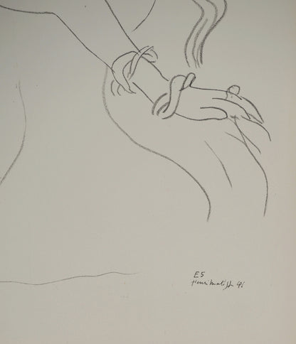 Henri MATISSE : Femme à la pose alanguie - Lithographie signée