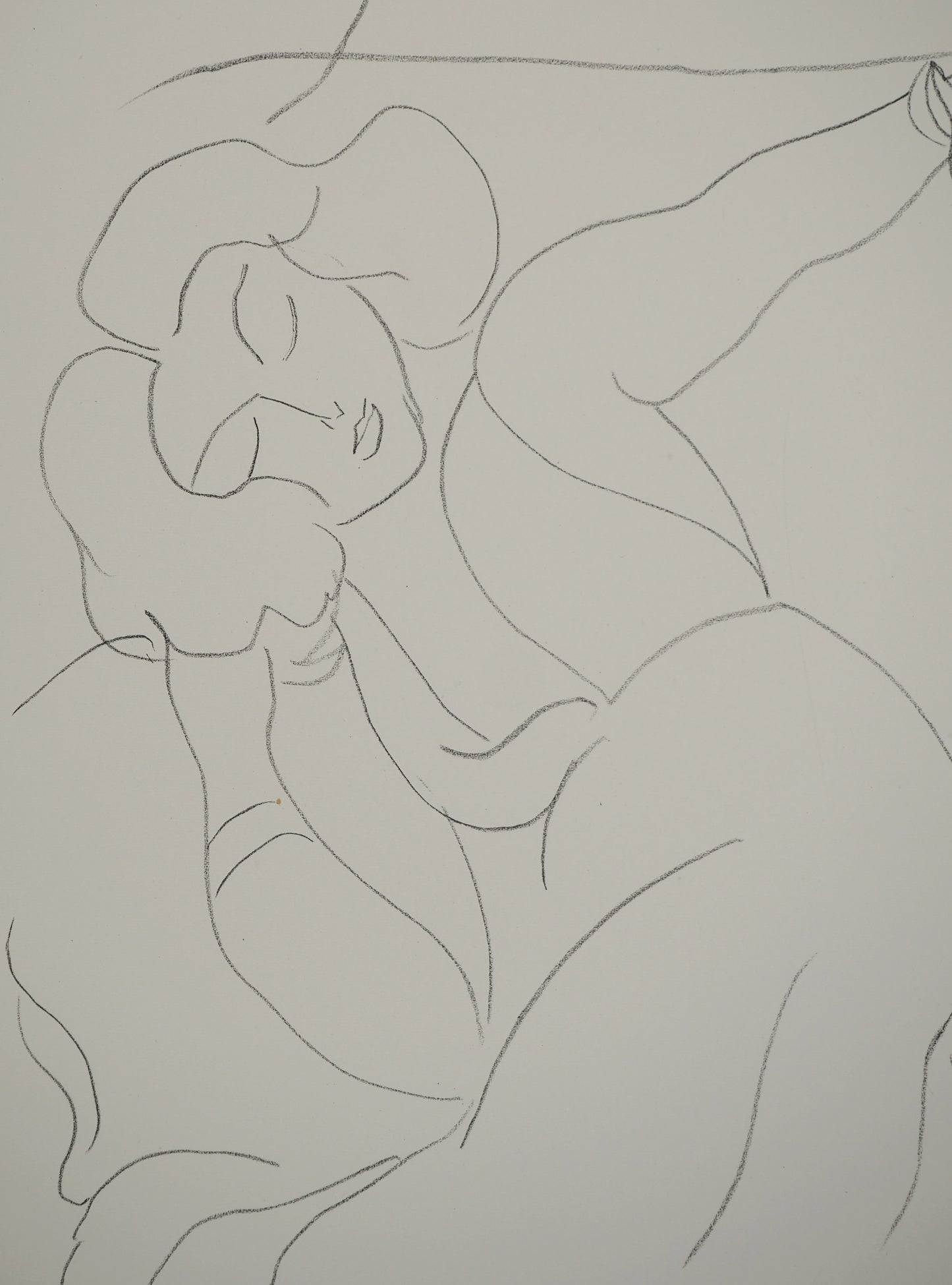 Henri MATISSE : Femme au repos - Lithographie signée