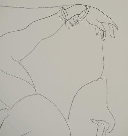 Henri MATISSE : Femme au repos - Lithographie signée