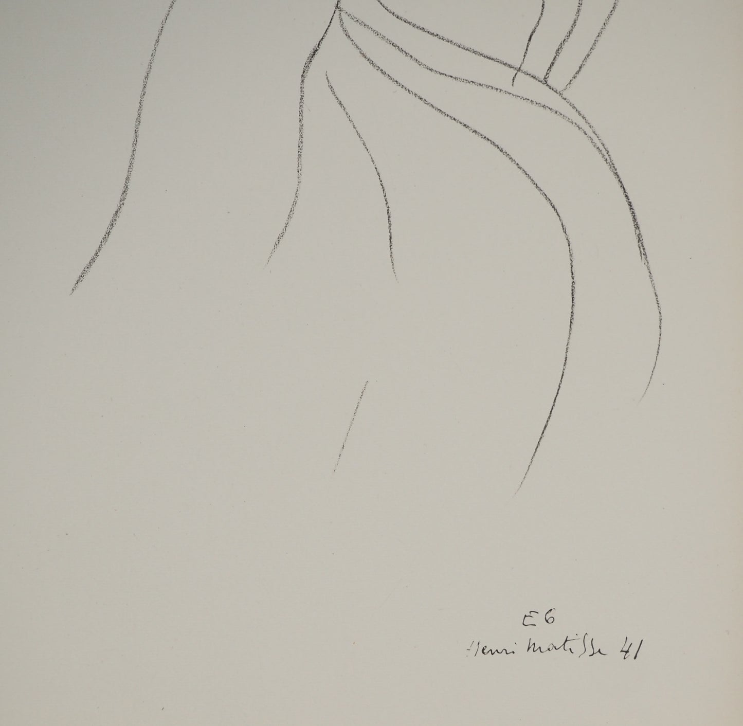 Henri MATISSE : Femme au repos - Lithographie signée