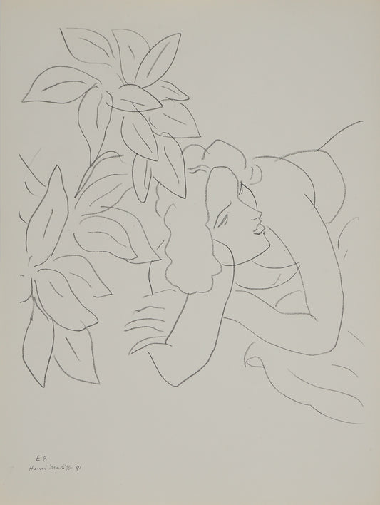 Henri MATISSE : Femme camouflée - Lithographie signée