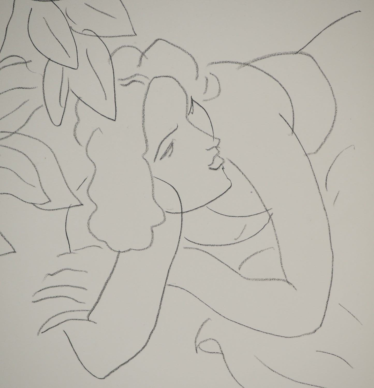 Henri MATISSE : Femme camouflée - Lithographie signée