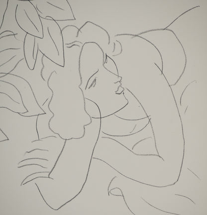 Henri MATISSE : Femme camouflée - Lithographie signée