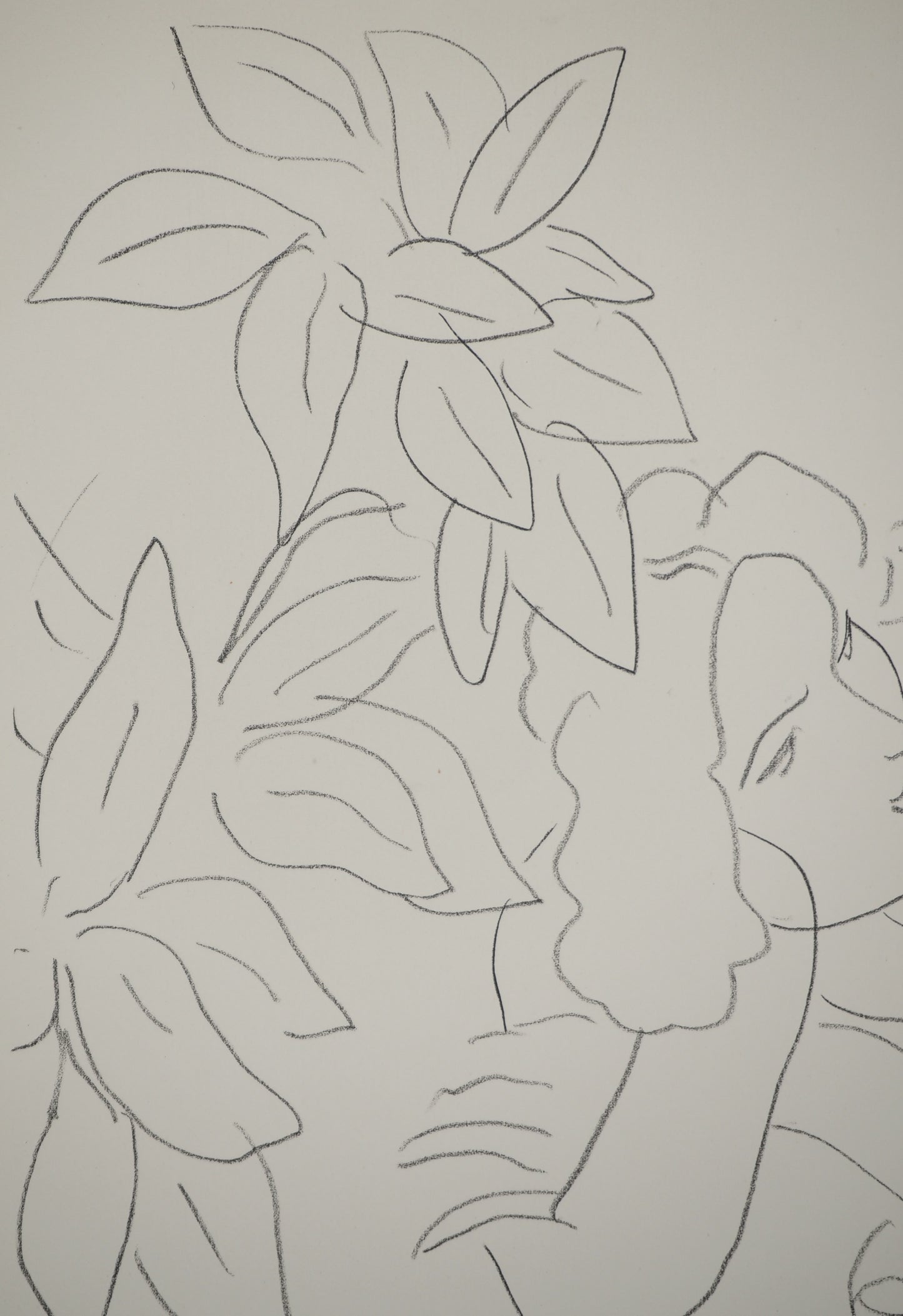 Henri MATISSE : Femme camouflée - Lithographie signée