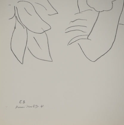 Henri MATISSE : Femme camouflée - Lithographie signée