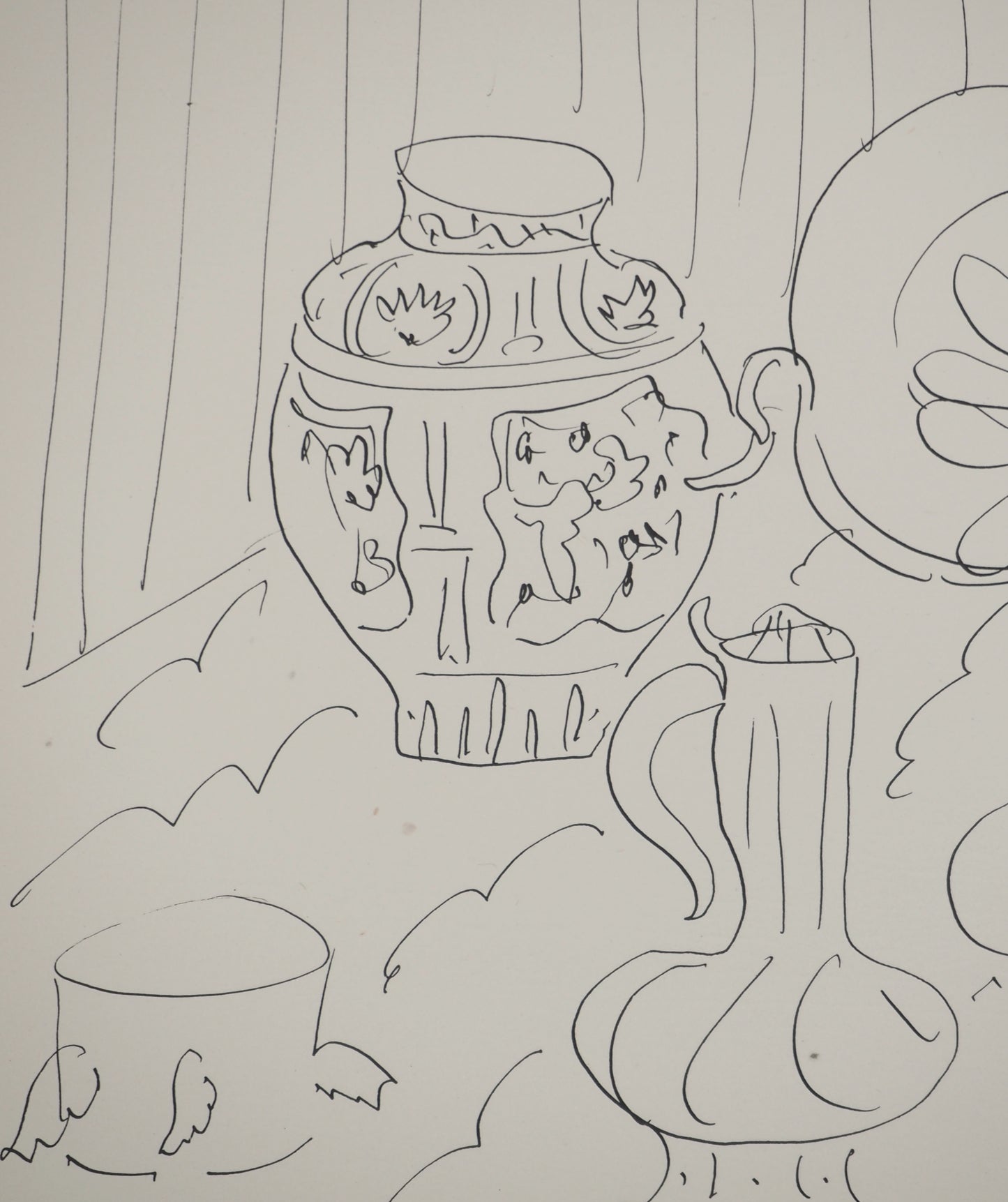 Henri MATISSE : Nature morte au vase antique - Lithographie signée