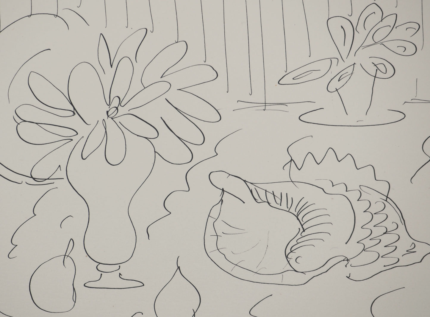 Henri MATISSE : Nature morte au vase antique - Lithographie signée