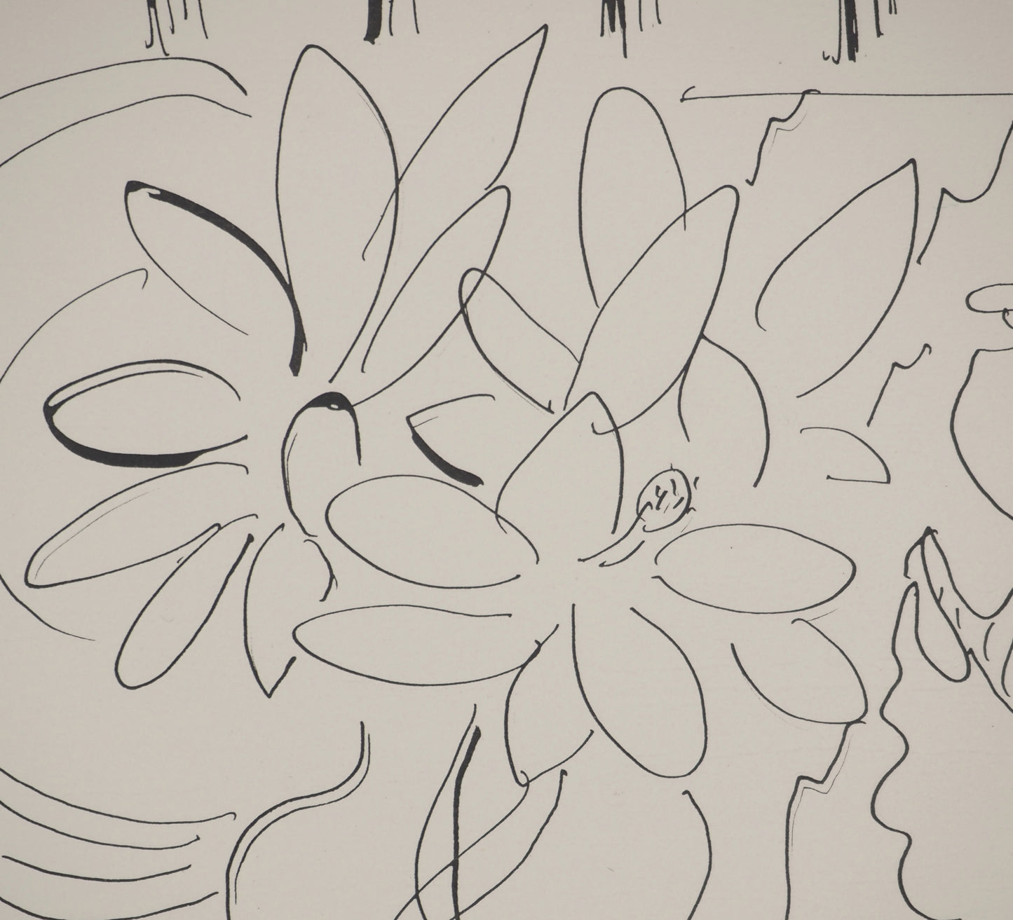 Henri MATISSE : Nature morte au bouquet de magnolias - Lithographie signée