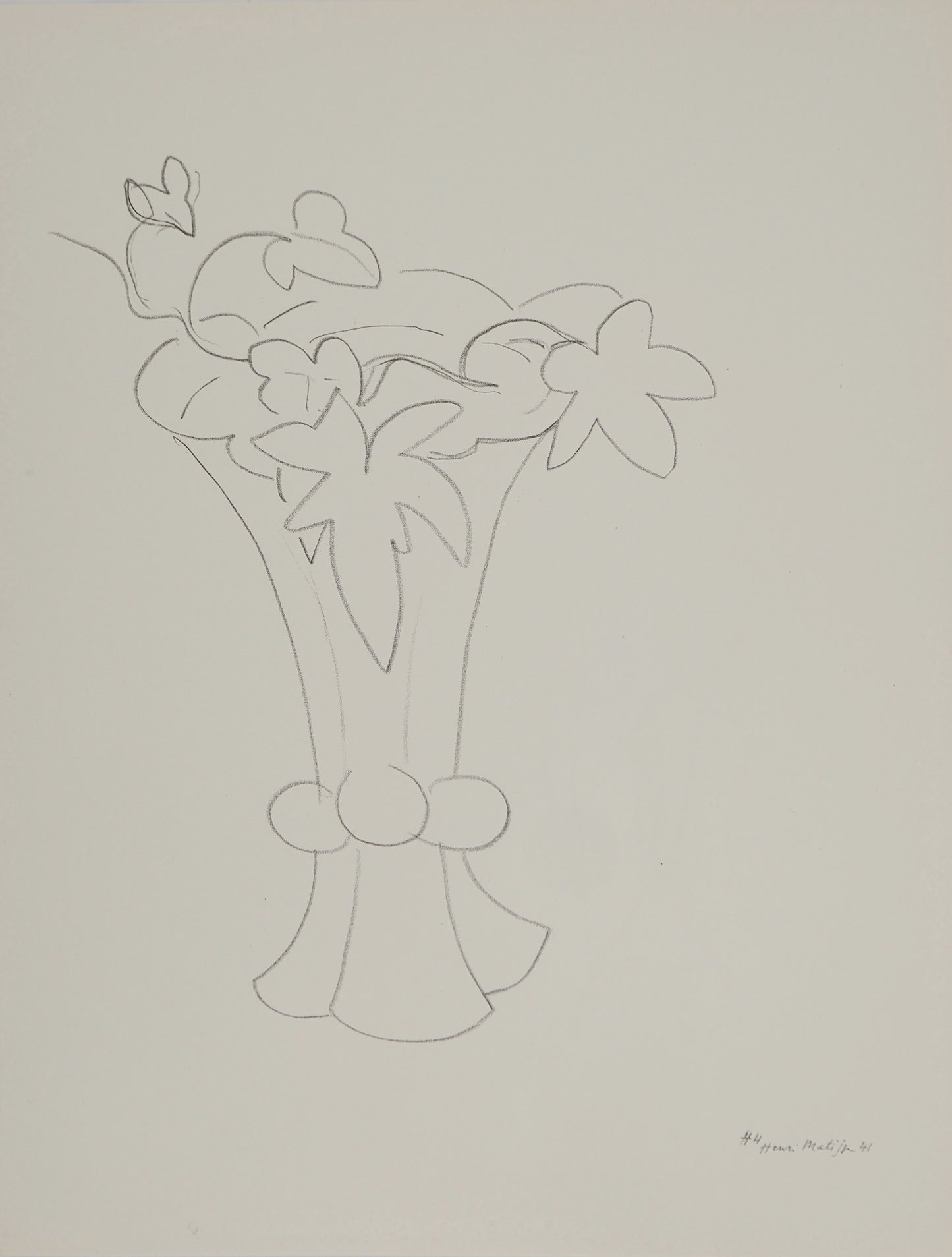 Henri MATISSE : Bouquet de printemps - Lithographie signée