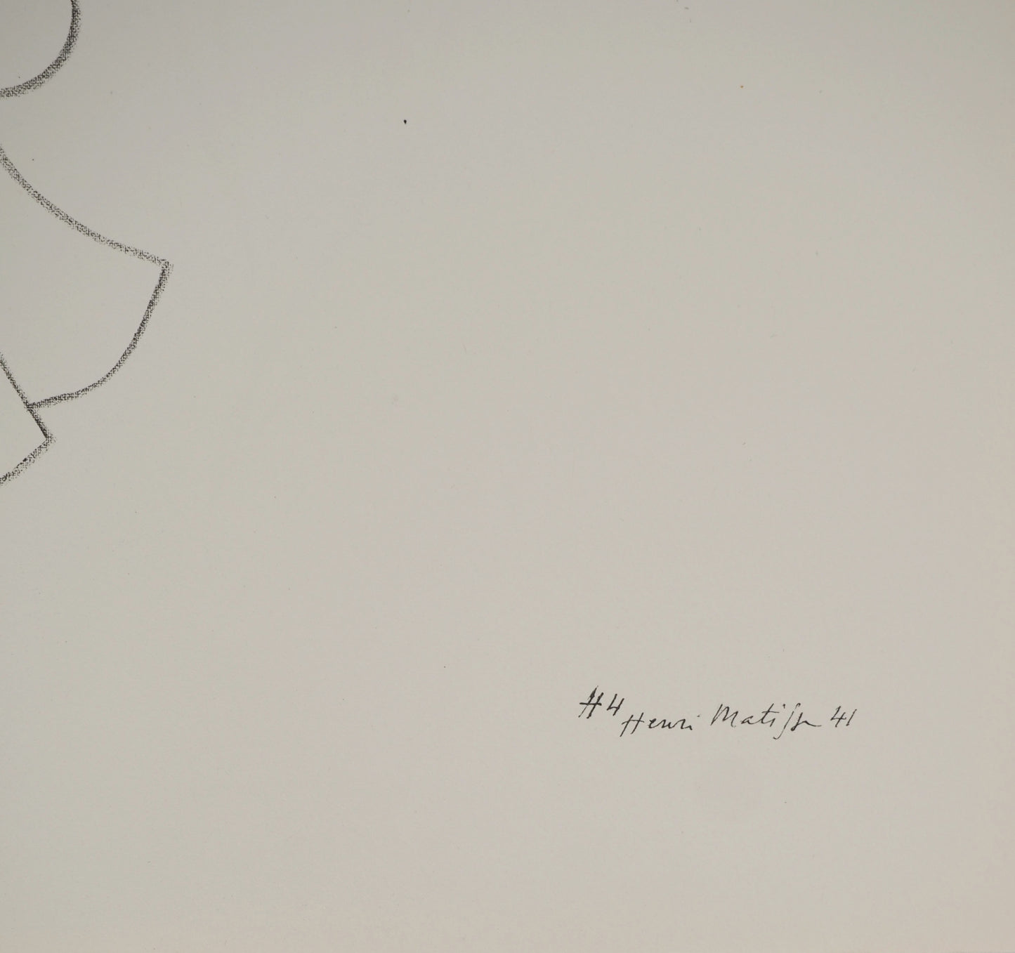 Henri MATISSE : Bouquet de printemps - Lithographie signée