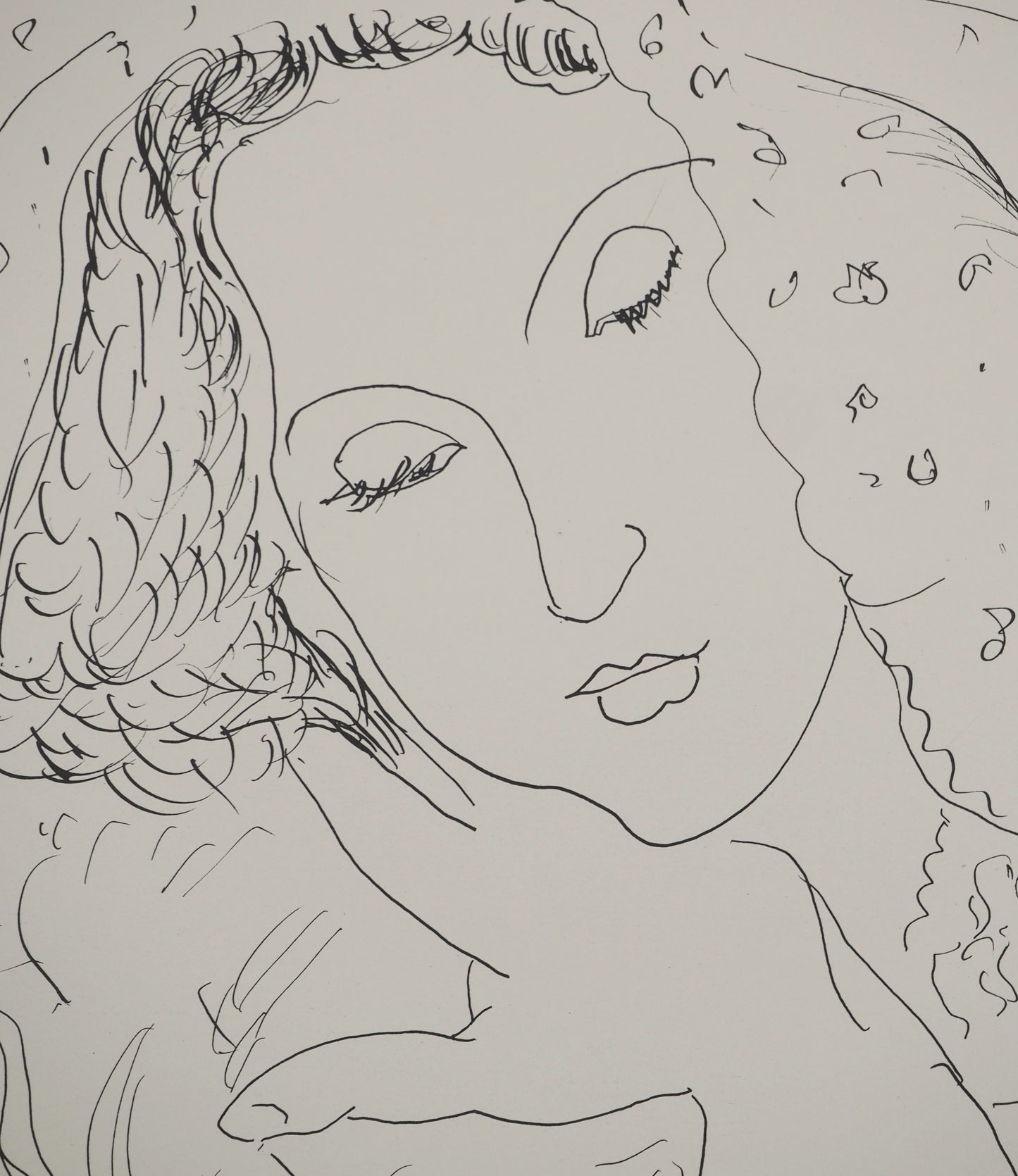 Henri MATISSE : Modèle mariée au voile - Lithographie signée