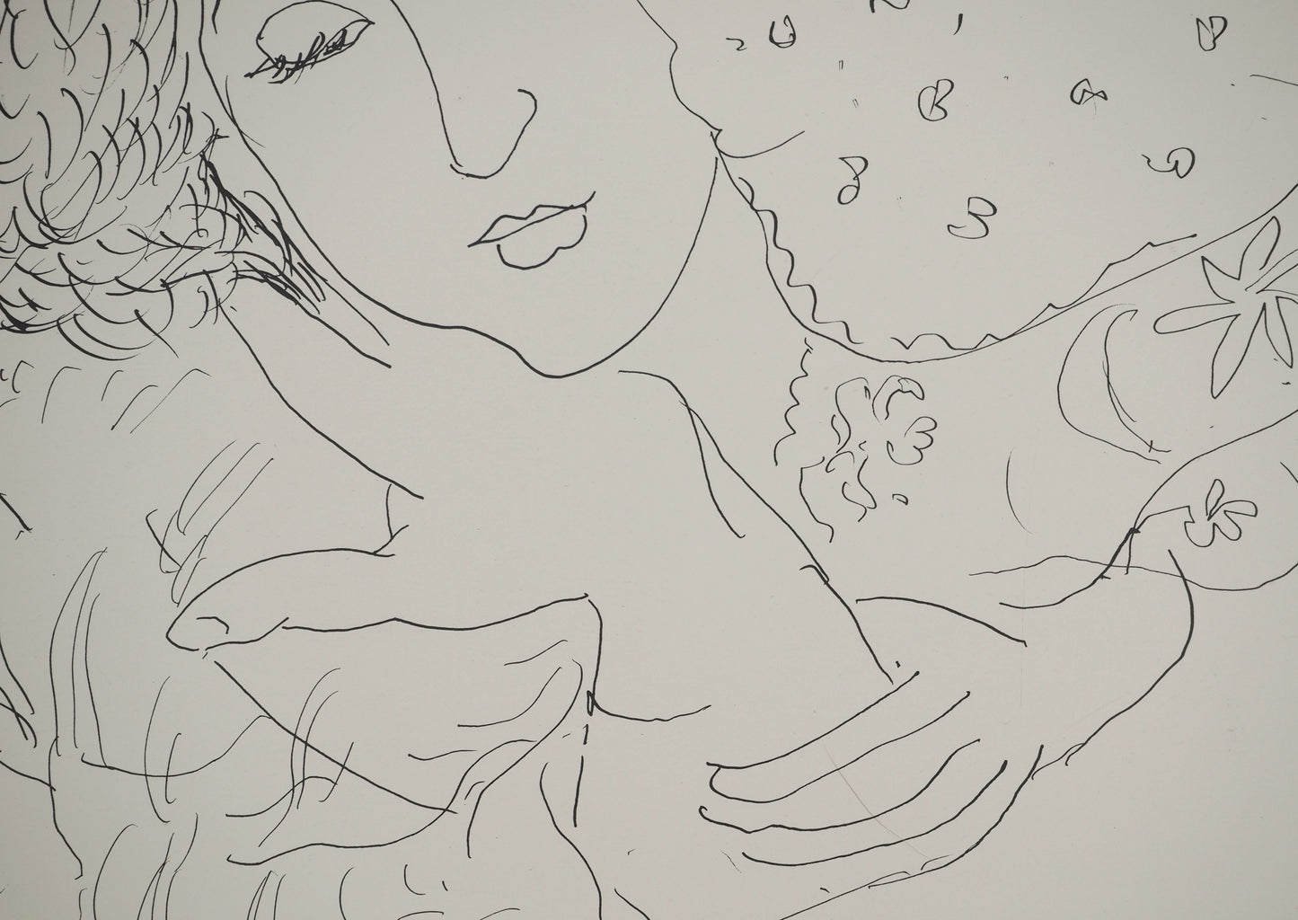 Henri MATISSE : Modèle mariée au voile - Lithographie signée