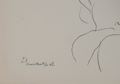 Henri MATISSE : Jeune mariée au voile - Lithographie signée