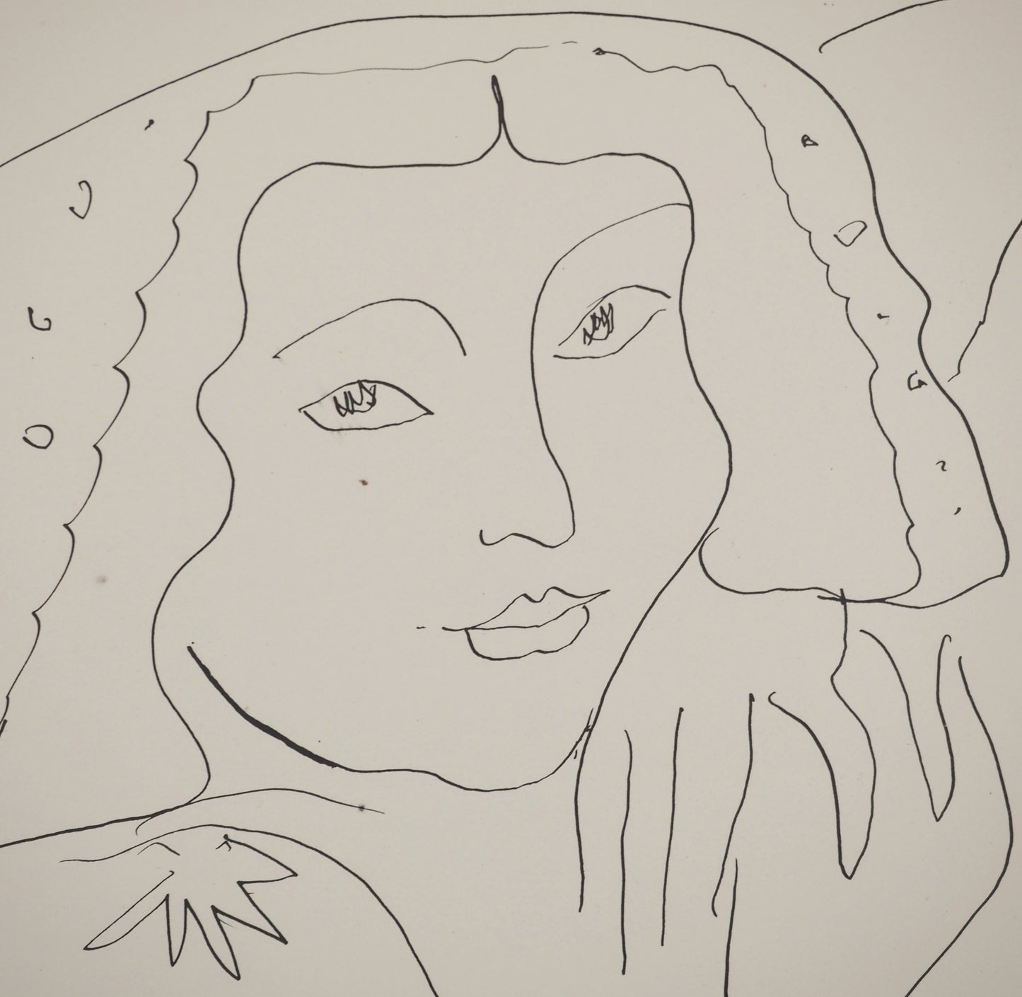 Henri MATISSE : Femme au regard tendre - Lithographie signée