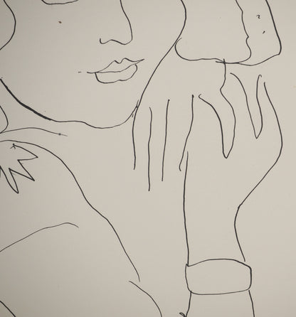 Henri MATISSE : Femme au regard tendre - Lithographie signée