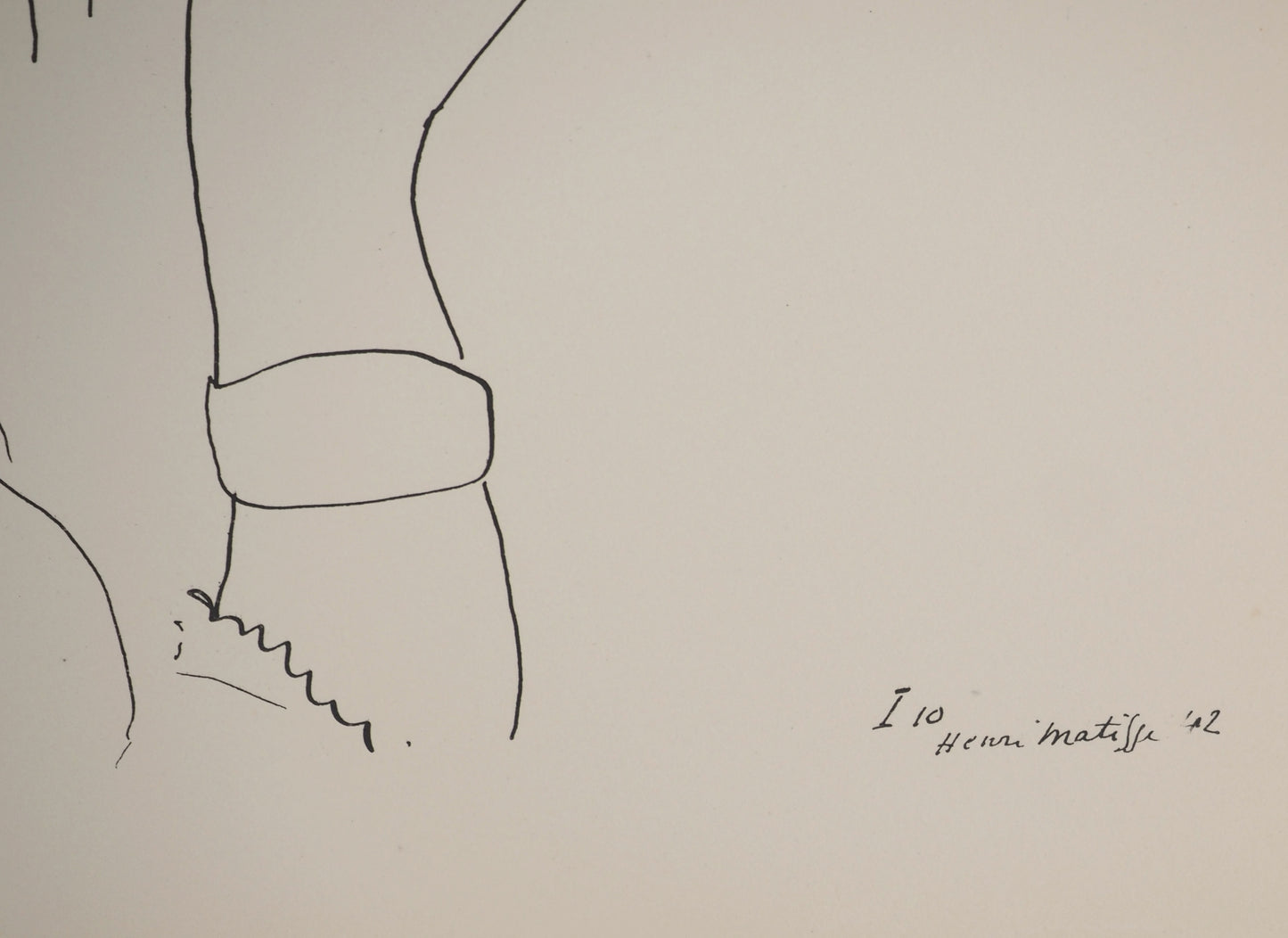 Henri MATISSE : Femme au regard tendre - Lithographie signée