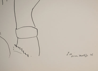 Henri MATISSE : Femme au regard tendre - Lithographie signée