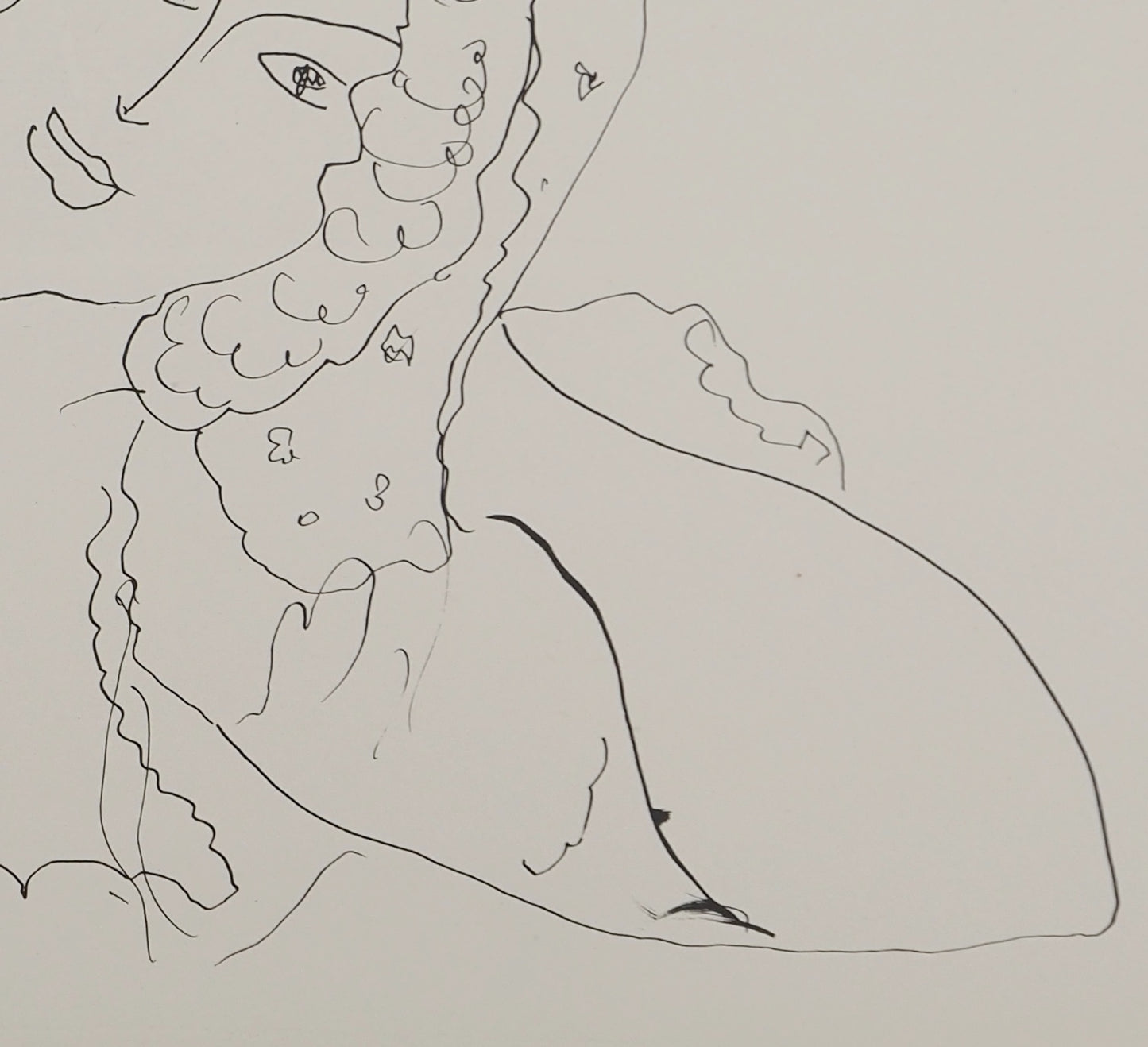 Henri MATISSE : Jeune femme nue au châle - Lithographie signée