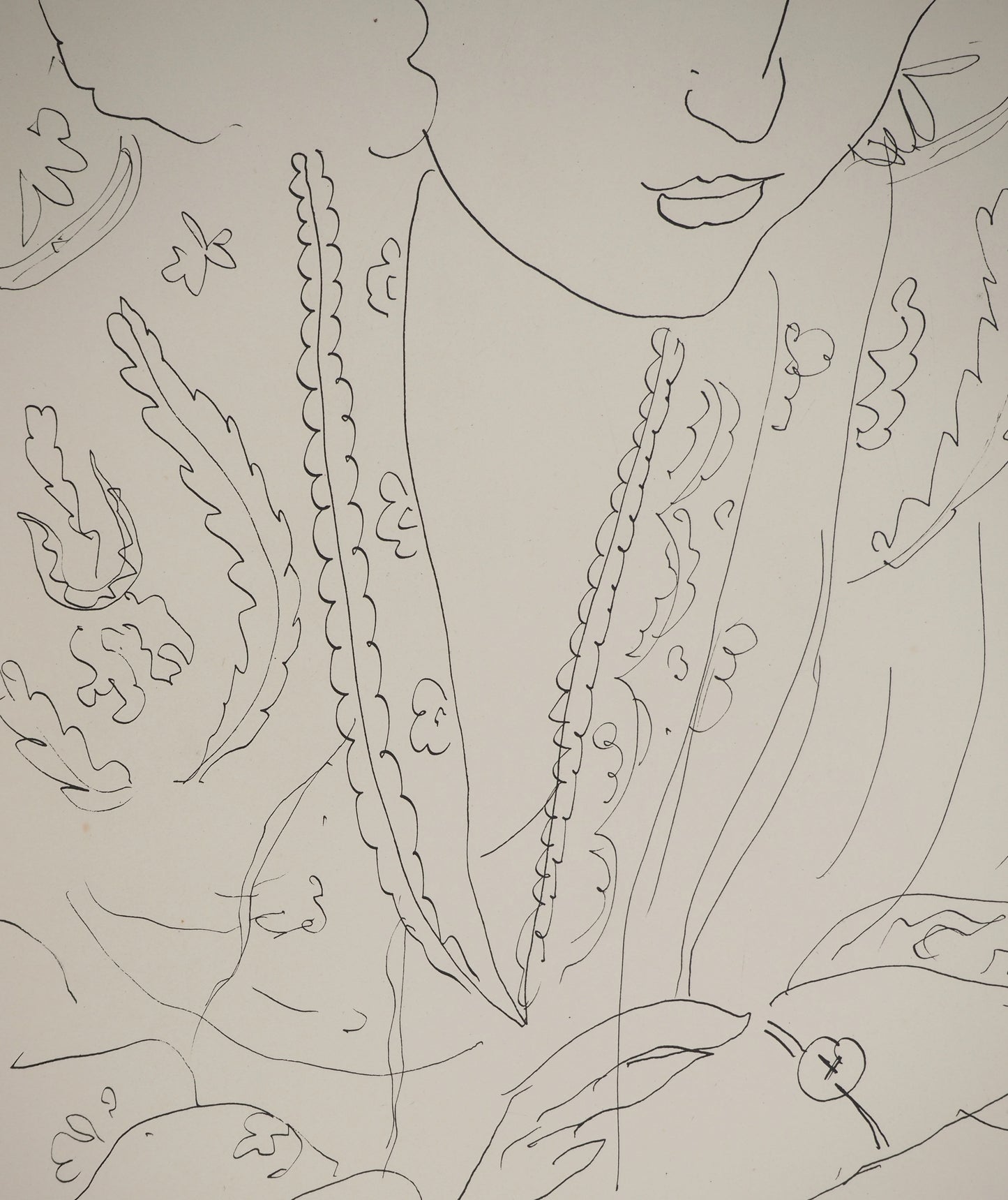 Henri MATISSE : Jeune femme au chemisier - Lithographie signée