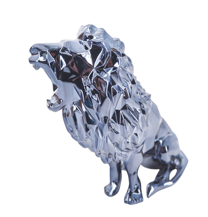 Richard ORLINSKI : Lion Spirit (Silver edition) - Sculpture originale
