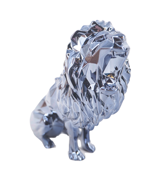 Richard ORLINSKI : Lion Spirit (Silver edition) - Sculpture originale