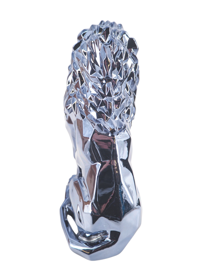 Richard ORLINSKI : Lion Spirit (Silver edition) - Sculpture originale