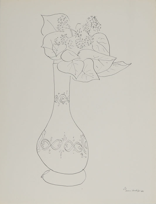 Henri MATISSE : Bouquet de fleurs estival - Lithographie signée