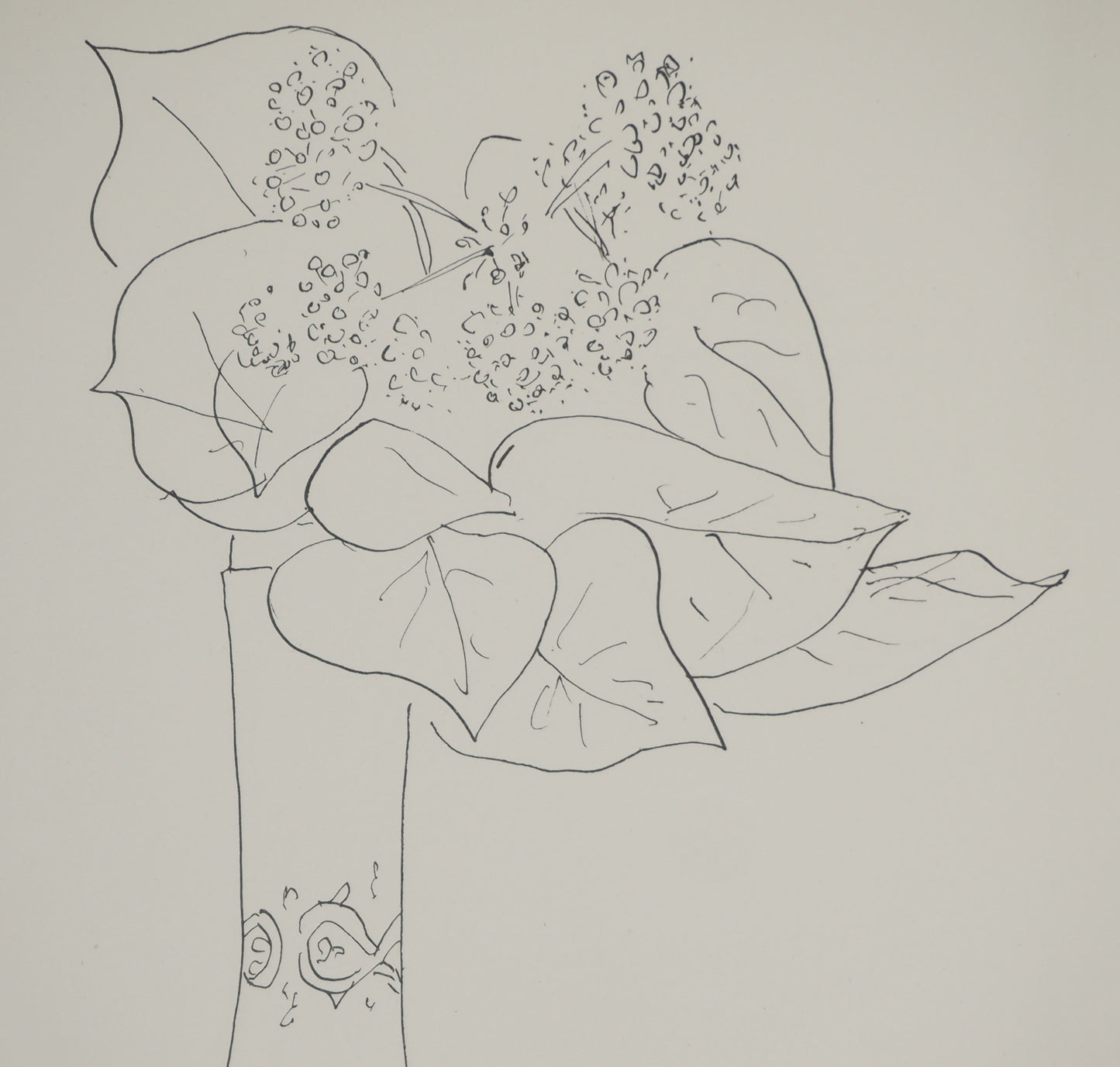 Henri MATISSE : Bouquet de fleurs estival - Lithographie signée