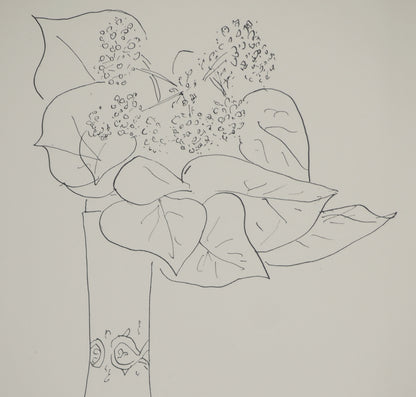 Henri MATISSE : Bouquet de fleurs estival - Lithographie signée