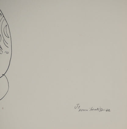Henri MATISSE : Bouquet de fleurs estival - Lithographie signée