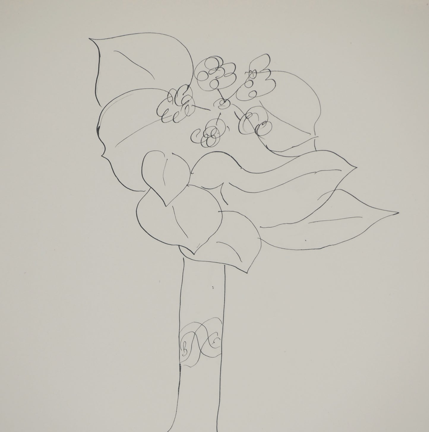 Henri MATISSE : Bouquet de fleurs estival au citron - Lithographie signée