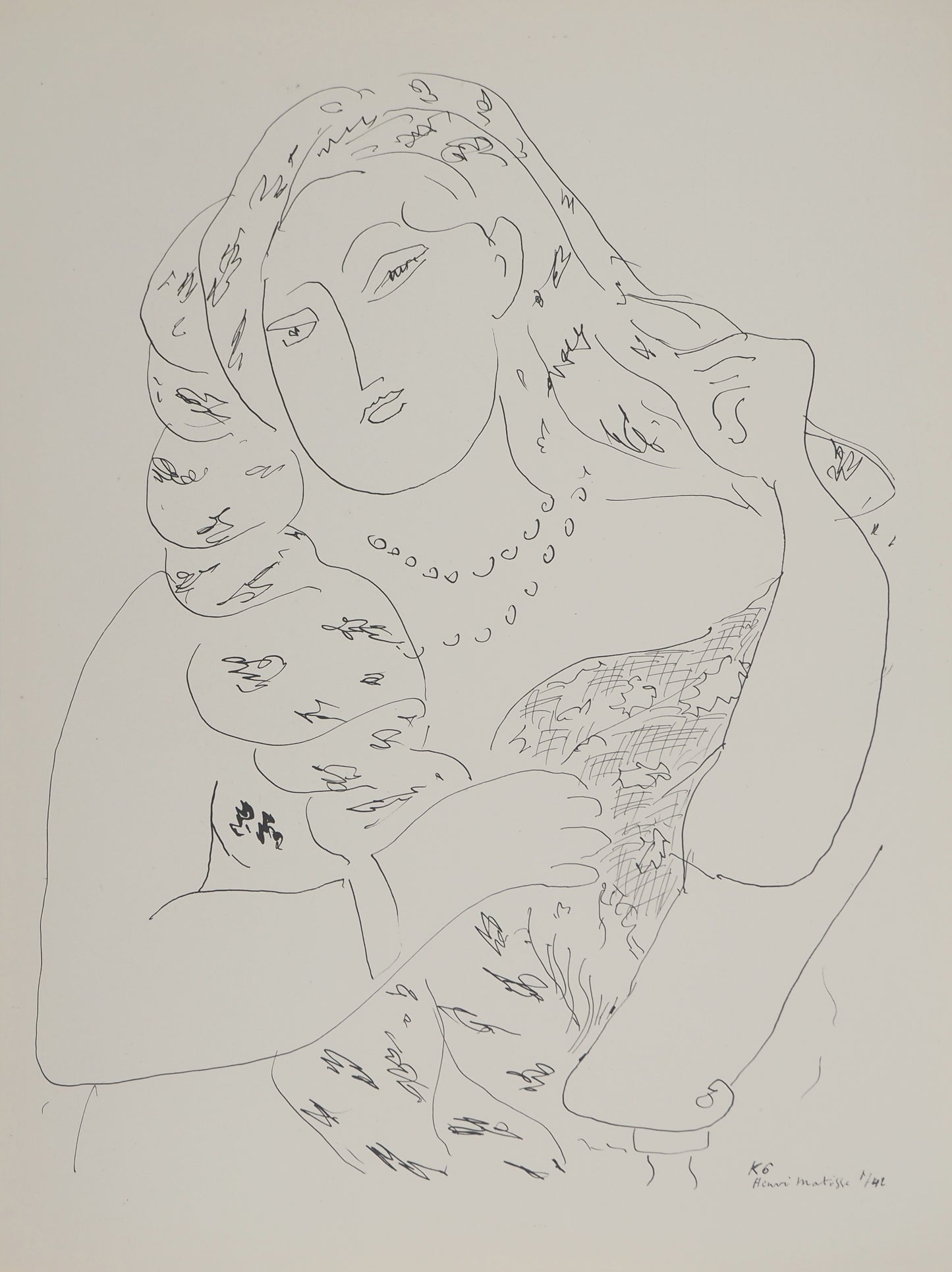 Henri MATISSE : Séductrice - Lithographie signée