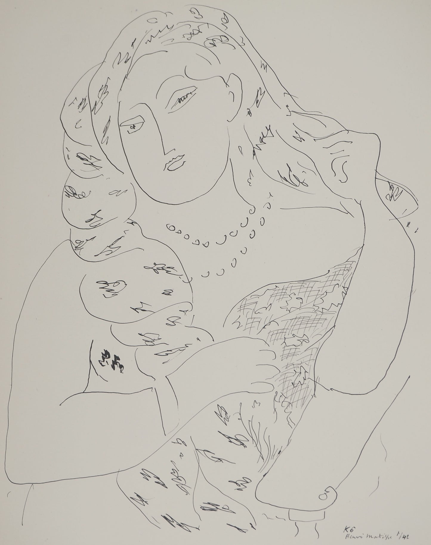 Henri MATISSE : Séductrice - Lithographie signée