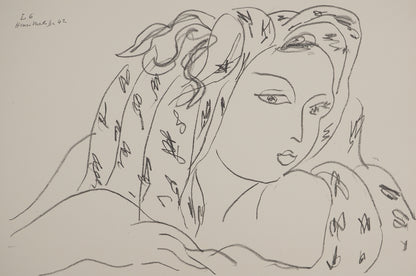 Henri MATISSE : Femme au regard en coin - Lithographie signée