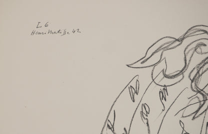 Henri MATISSE : Femme au regard en coin - Lithographie signée