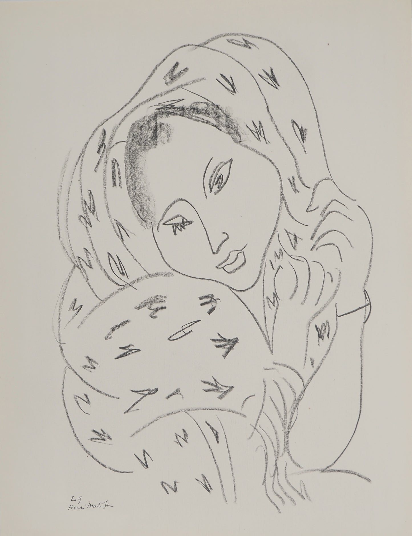 Henri MATISSE : L'ensorceleuse - Lithographie signée