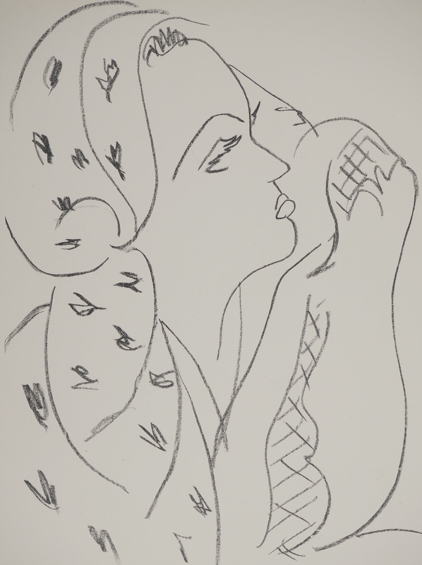 Henri MATISSE : Femme réservée - Lithographie signée