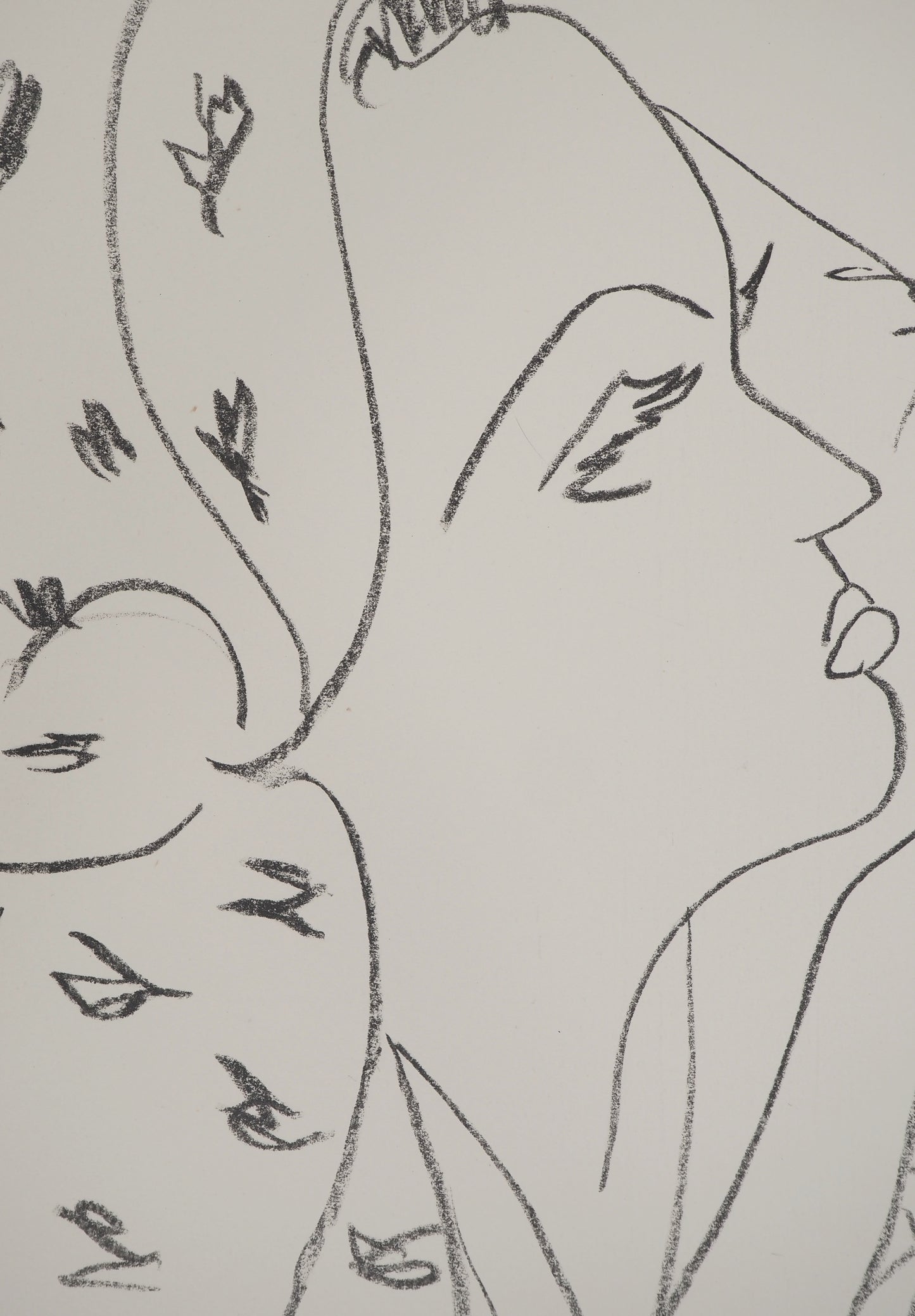 Henri MATISSE : Femme réservée - Lithographie signée