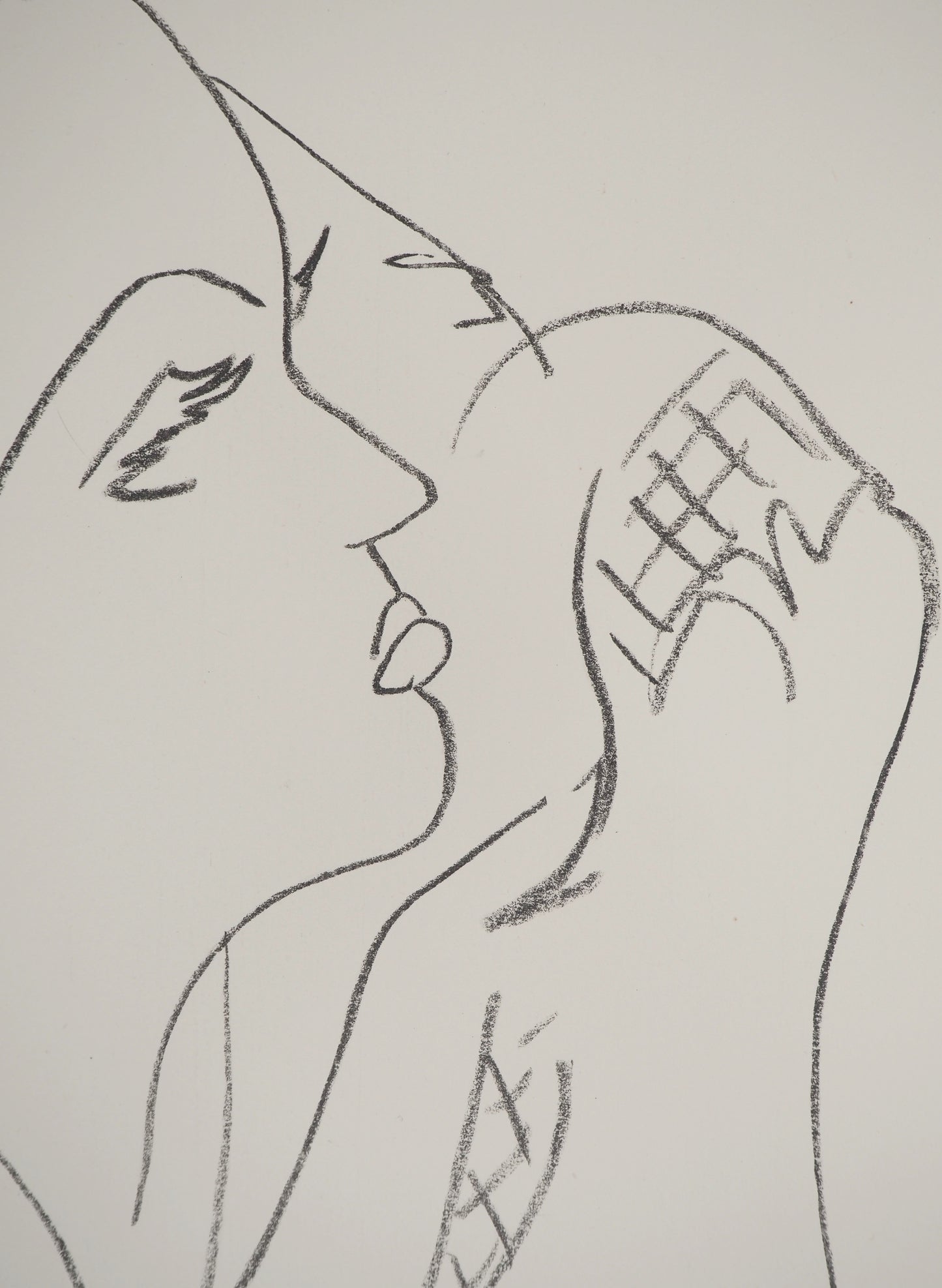 Henri MATISSE : Femme réservée - Lithographie signée