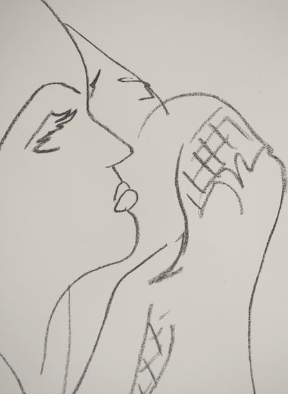 Henri MATISSE : Femme réservée - Lithographie signée